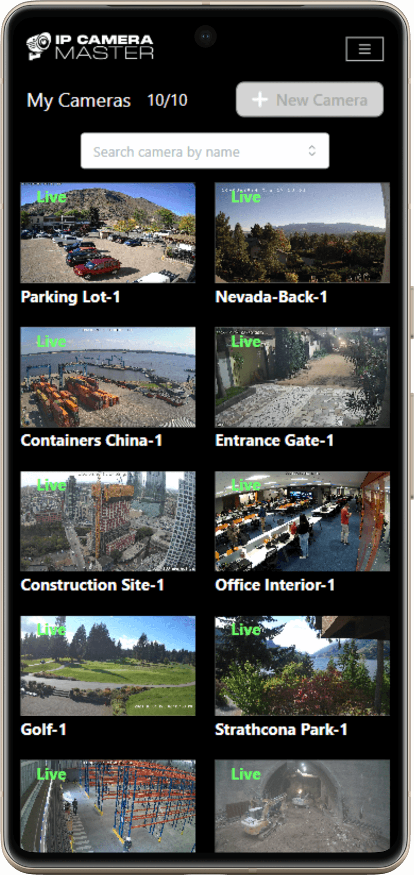 Cloud Mobile IP Camera Management